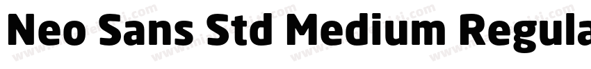 Neo Sans Std Medium Regular字体转换